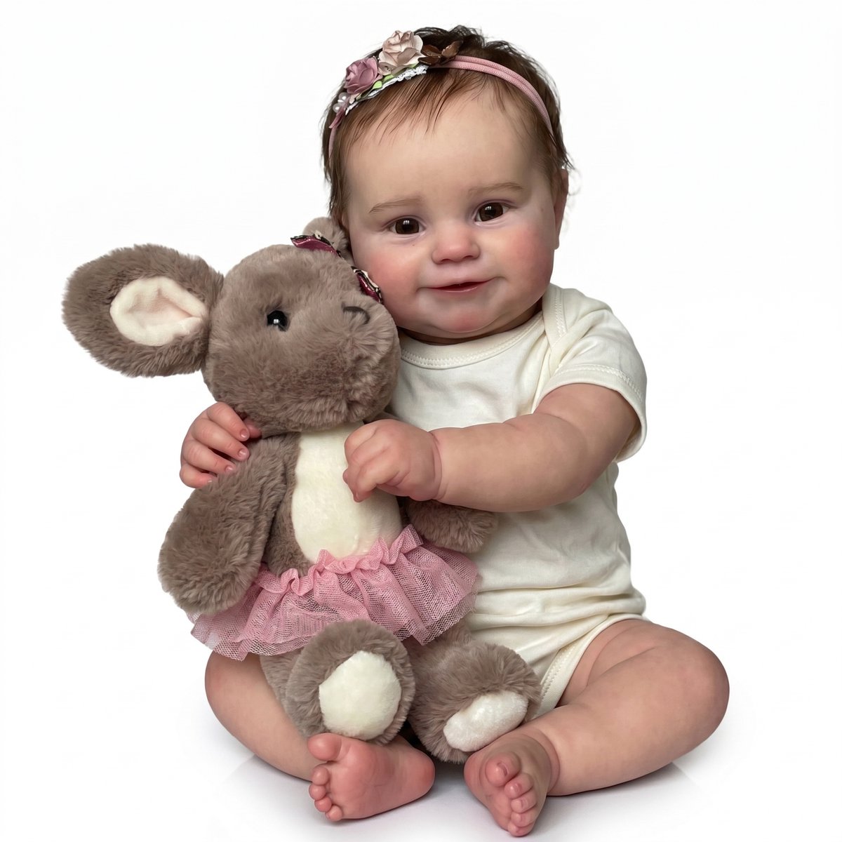 Levensechte Reborn Babypop Meisje - Babypoppen - 50CM - Volledig Siliconen Vinyl - Wasbaar & Realistisch - Inclusief Outfit