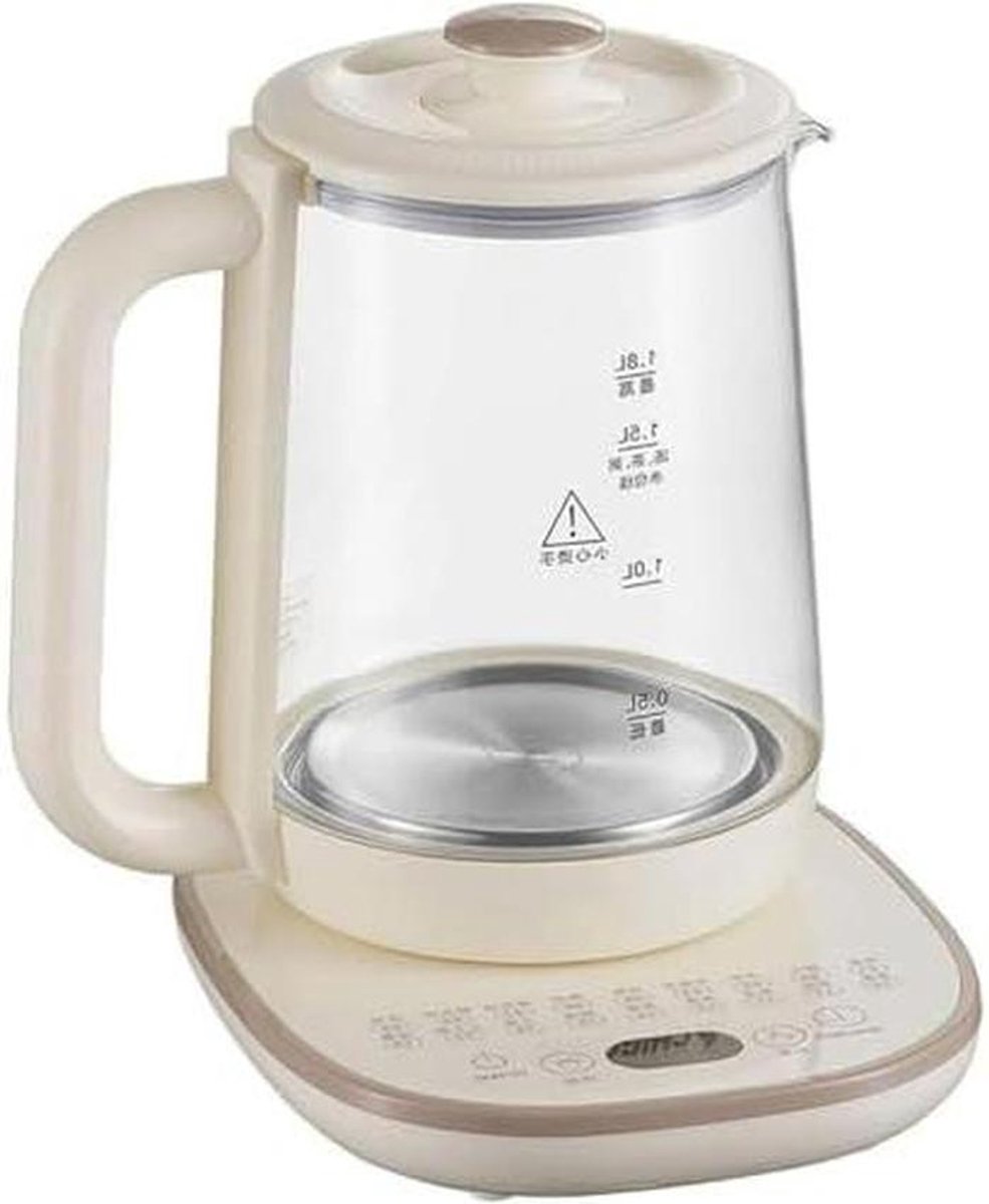 Elektrische waterkoker - Theemaker met temperatuur - Dranken bereiden - Instelbare temperatuur - 18 liter - Gebroken wit