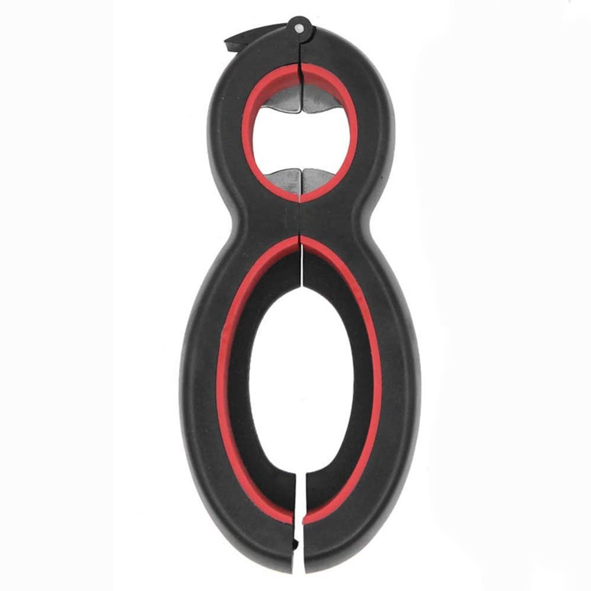 Dailygoods - Dailygoody - Potopener - Multifunctionele flesopener - Handmatig - Roestvrij staal - Huishoudelijk gereedschap - Geschikt voor vrouwen - 6-in-1
