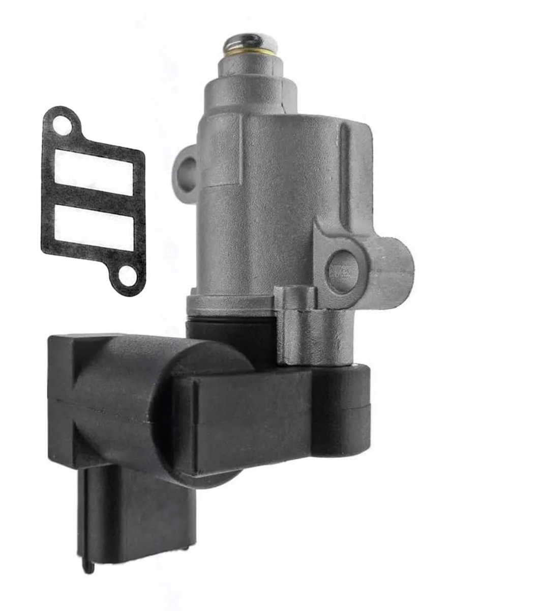 Dailygoods - Dailygoody - Inactieve luchtregelklep - IAC-ventiel - Hoogwaardige kwaliteit - Zwart+Zilver - Compatibel met Hyundai i10 1.2 - 35150-03000 - 1 stuk