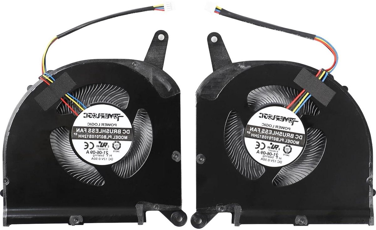 Vervangende Koelventilator - Laptop Fan - Stabiel Werken - Snelle Koeling - 4-polig - Zwart