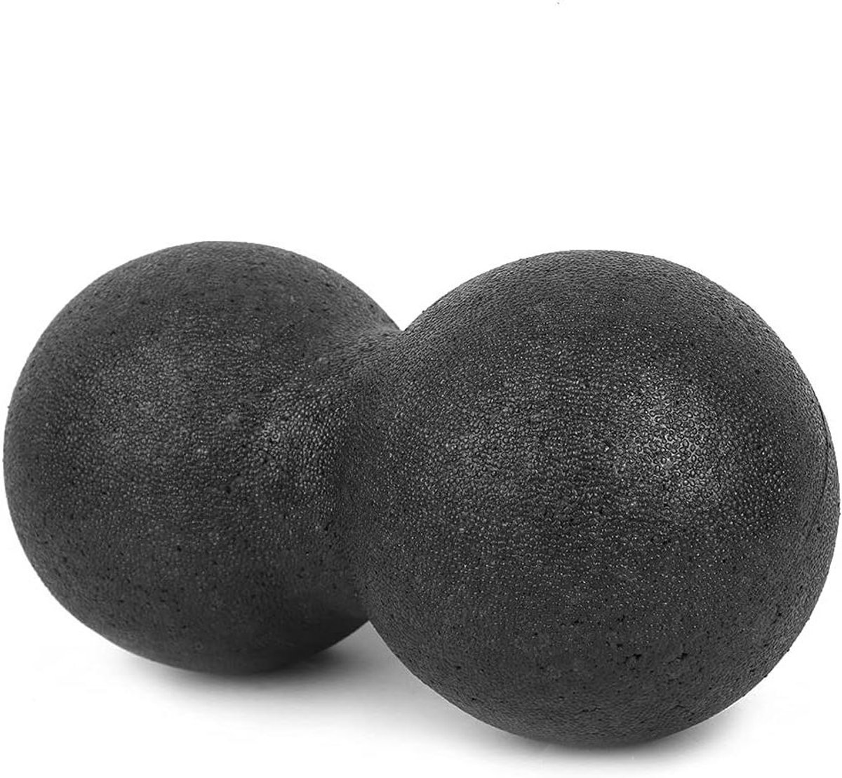 Massage yogabal - Schuimroller - Spierontspanning - Verbreed ontwerp - 24x12 cm - Zwart