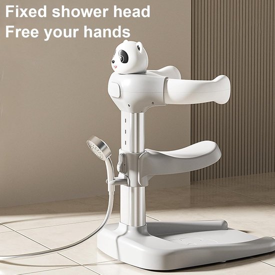 Peuter Douche Standaard - Bad Stand - Veilig Baden - Verstelbare Hoogte - 21 x 35.5 x 21 cm - Wit — afbeelding 3