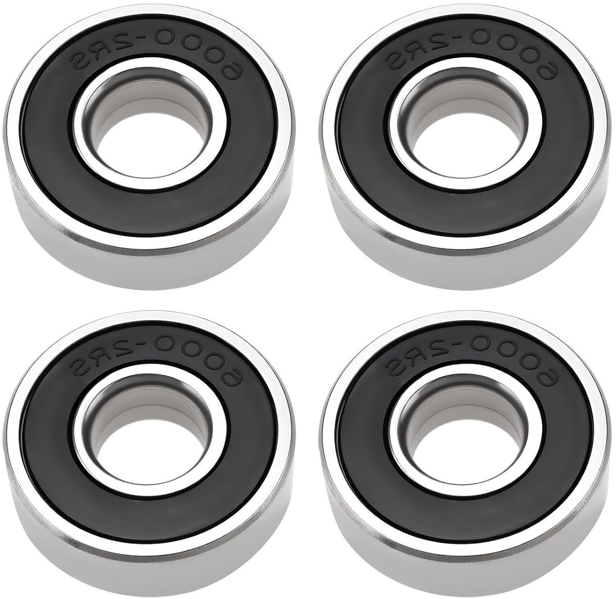 Set van 4 stuks 26x10x8mm Golf Trolley Voorwiel Lagers 6000RS voor Motocaddy S1 S3 S5 en andere modellen