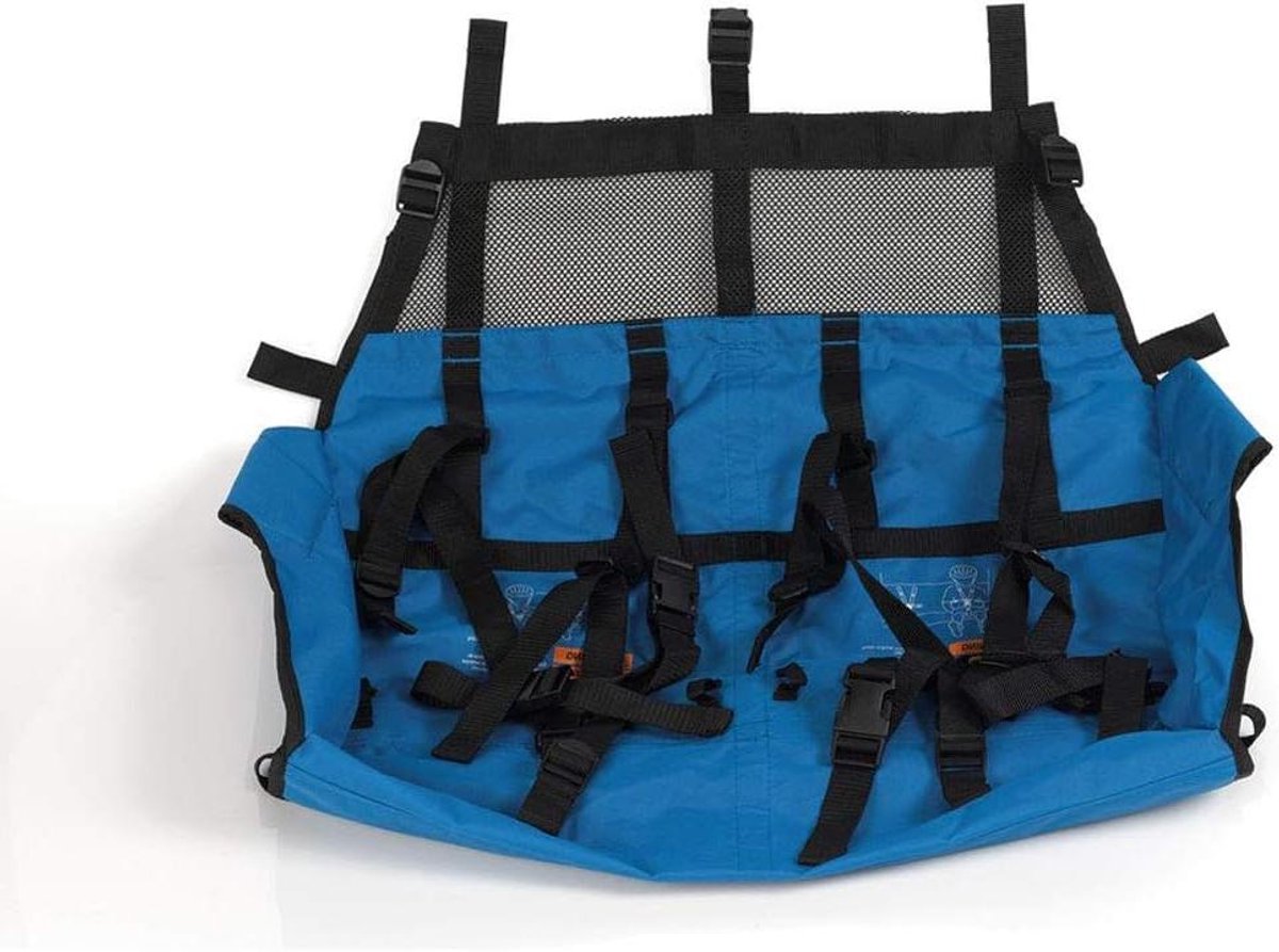 Kinderstoelhoes - Zitje Aanhanger - Veilig Vervoer - XL Formaat - 40 kg - Blauw