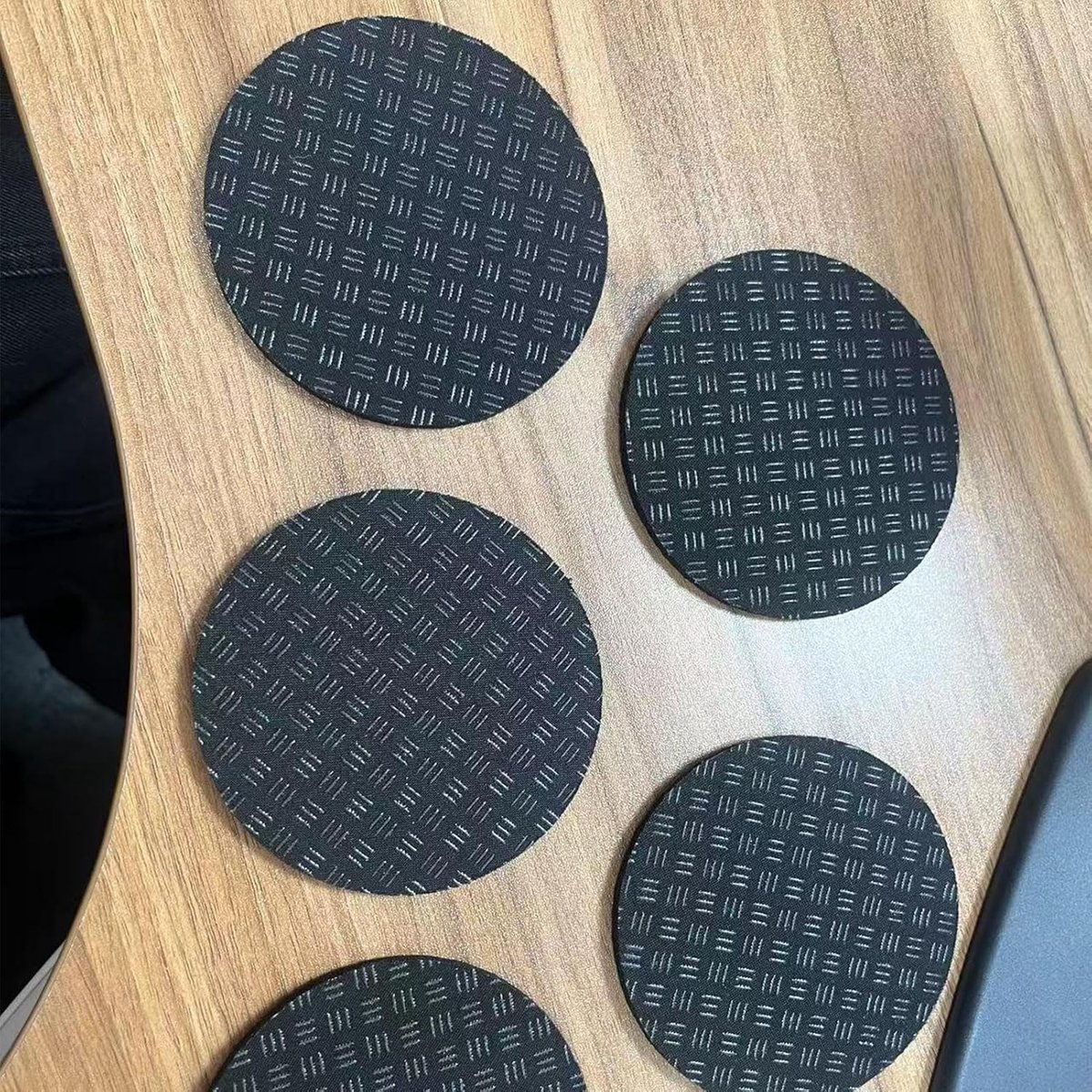 Loopband Mat - Schuim Onderlegger - Geluidsdemping Training - Dubbelzijdig Gestructureerd - 8 Stuks - Zwart