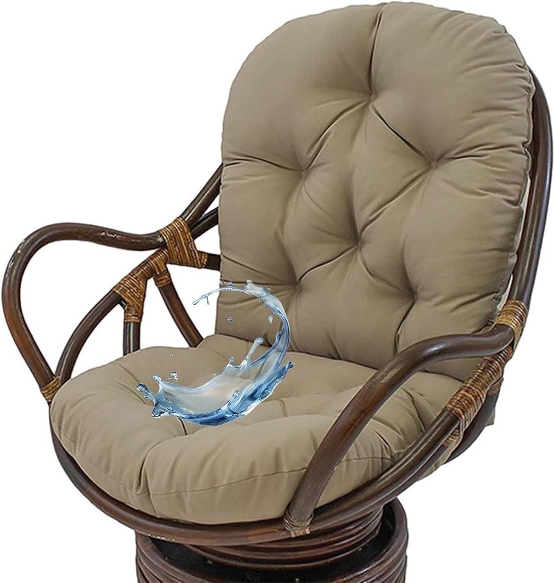Stoelkussens Set - Zitkussens Buiten - Comfort Verhogend - Waterproof & Wasbaar - 120x60cm