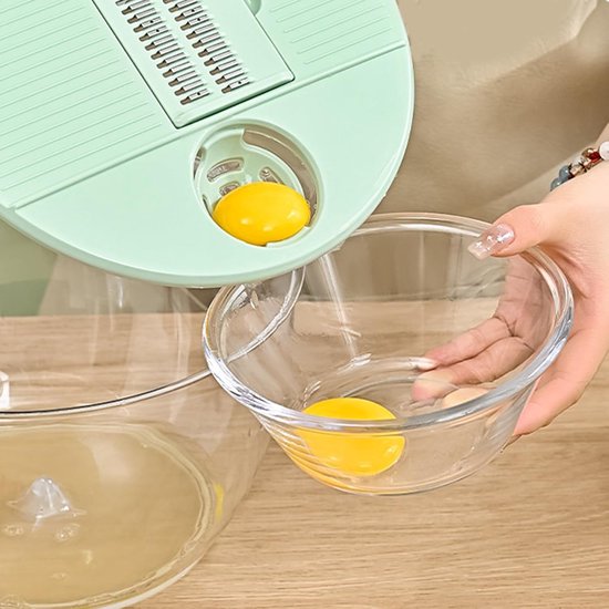 Slacentrifuge Set - Keukenmachine Groente - Maaltijd Voorbereiding - Multifunctioneel Keukenhulpmiddel - 23.5 cm - Lichtgroen — afbeelding 4