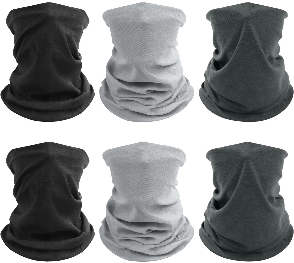Dailygoods - Dailygoody - Multifunctionele Halsdoek - Uniseks - Winddicht - Colsjaal - Outdoor - 6 Stuks - Geschikt voor Heren en Dames
