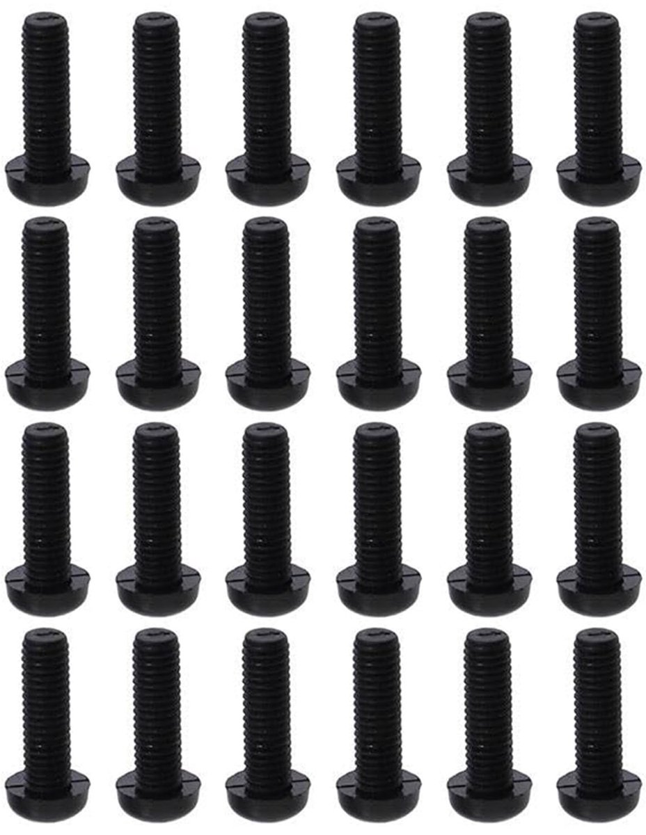 Dailygoods - 24-delige Set Nylon Inbusschroeven en Moeren M6