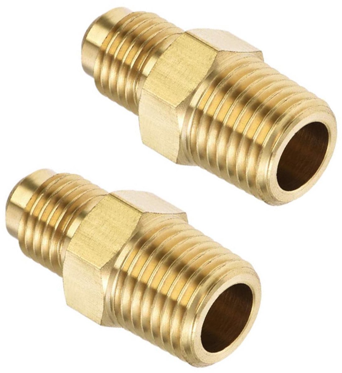 Dailygoods - 2-delige Messing Pijpmontage voor Airco Koeling