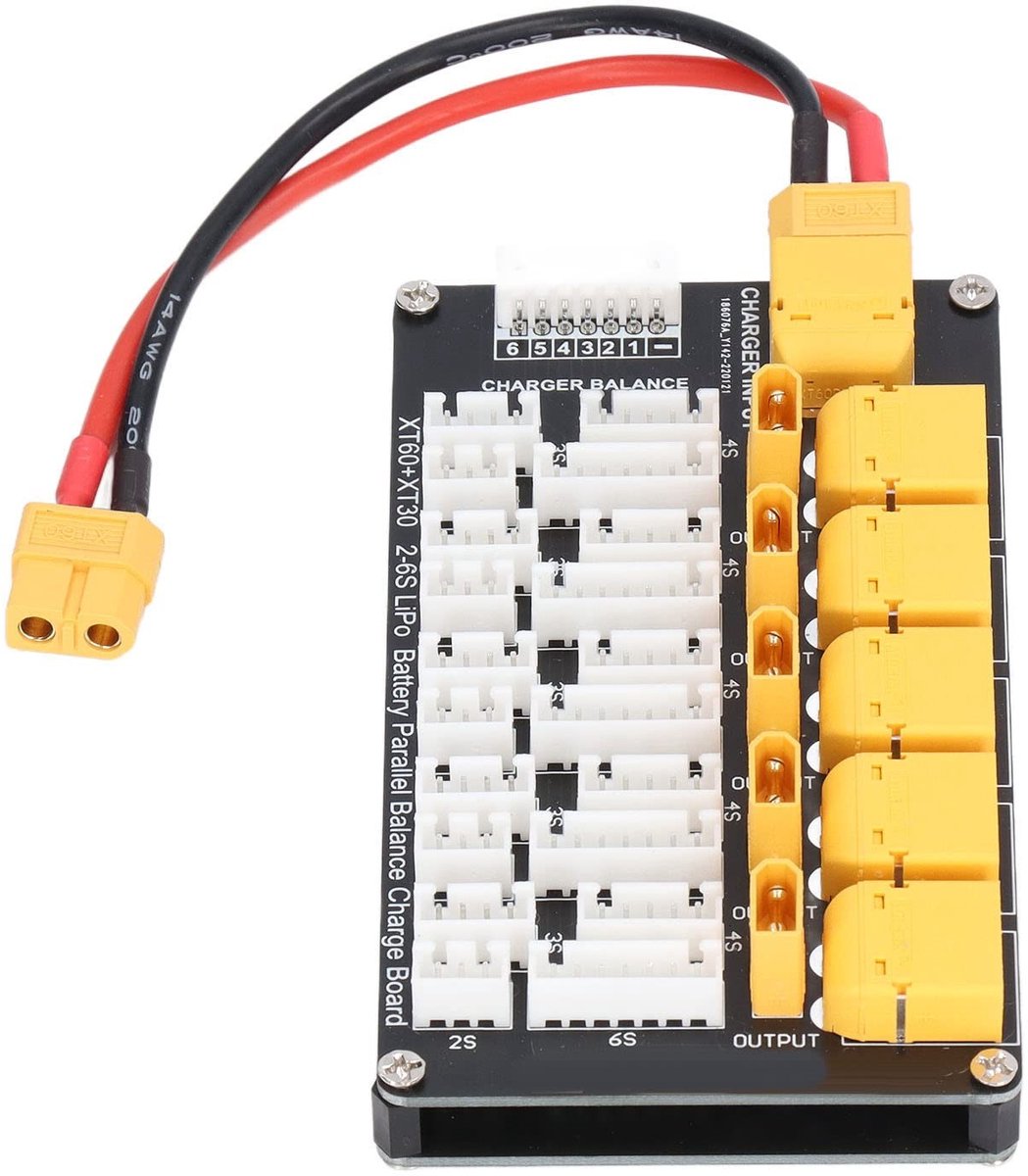 Dailygoods - Oplader voor Lipo-accu's met Parallelle Laadplaat 2-6S