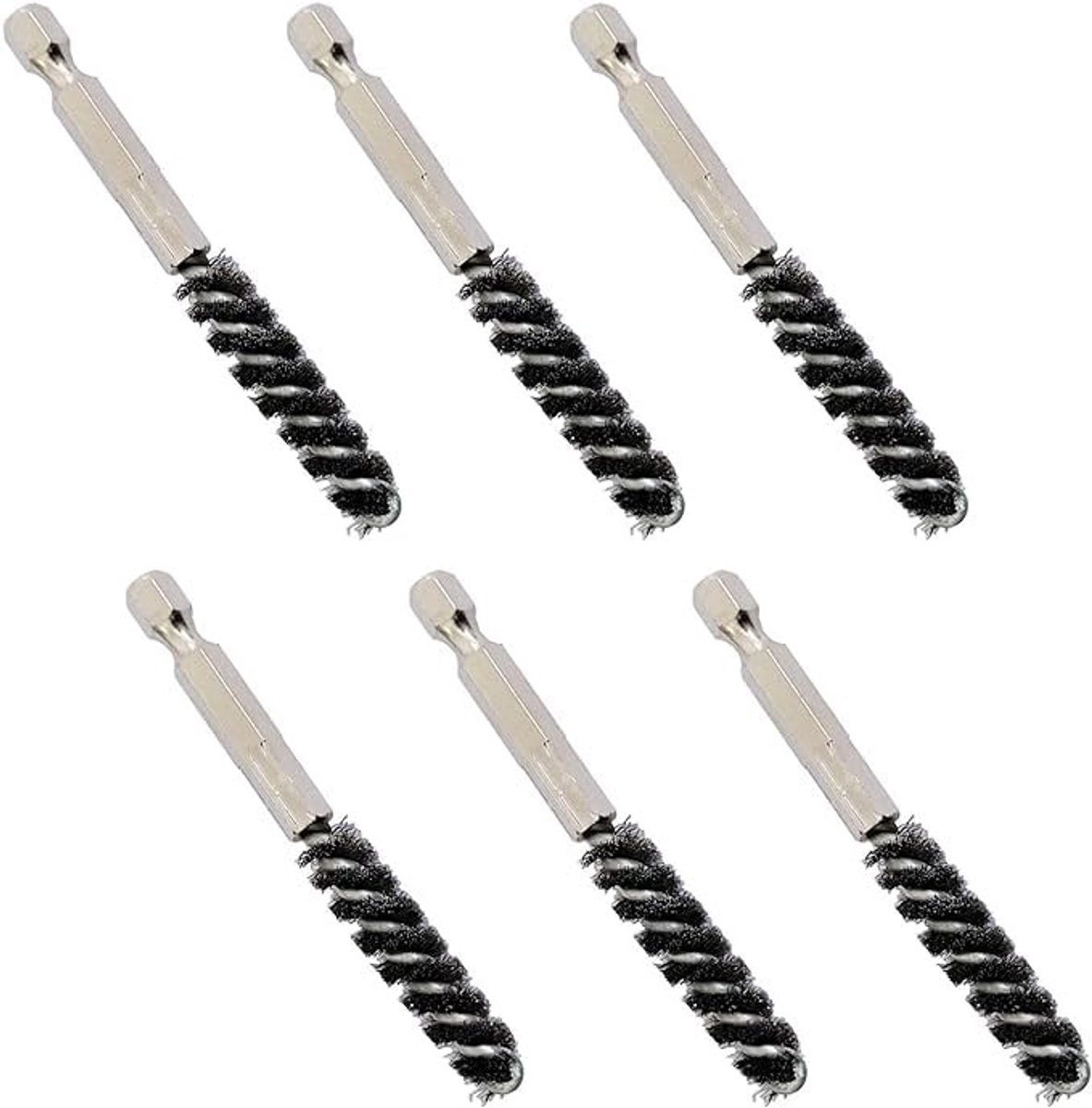 Dailygoods - 6 Stuks Roestvrijstalen Borstels voor Golfclubs