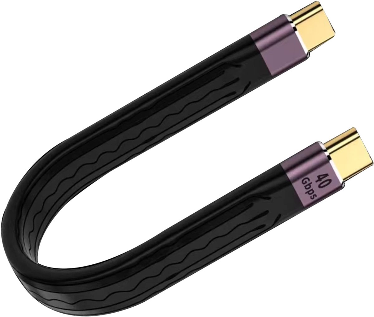 Dailygoods - USB C Kabel 40 Gbps met E-mark Chip voor Snel Opladen