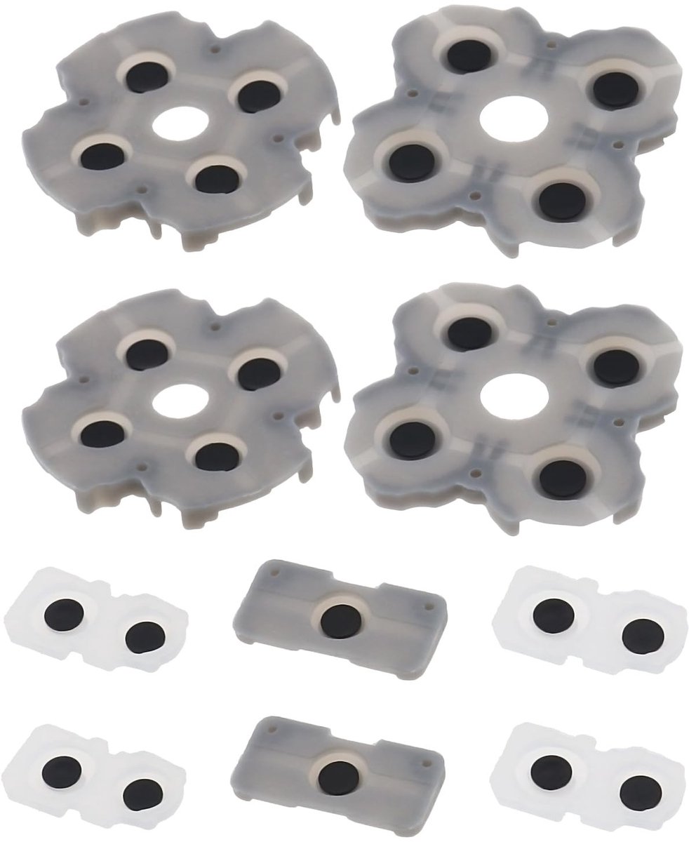 Dailygoods - 2 Set Siliconen Geleidende Knop Pads voor PS5 Controller