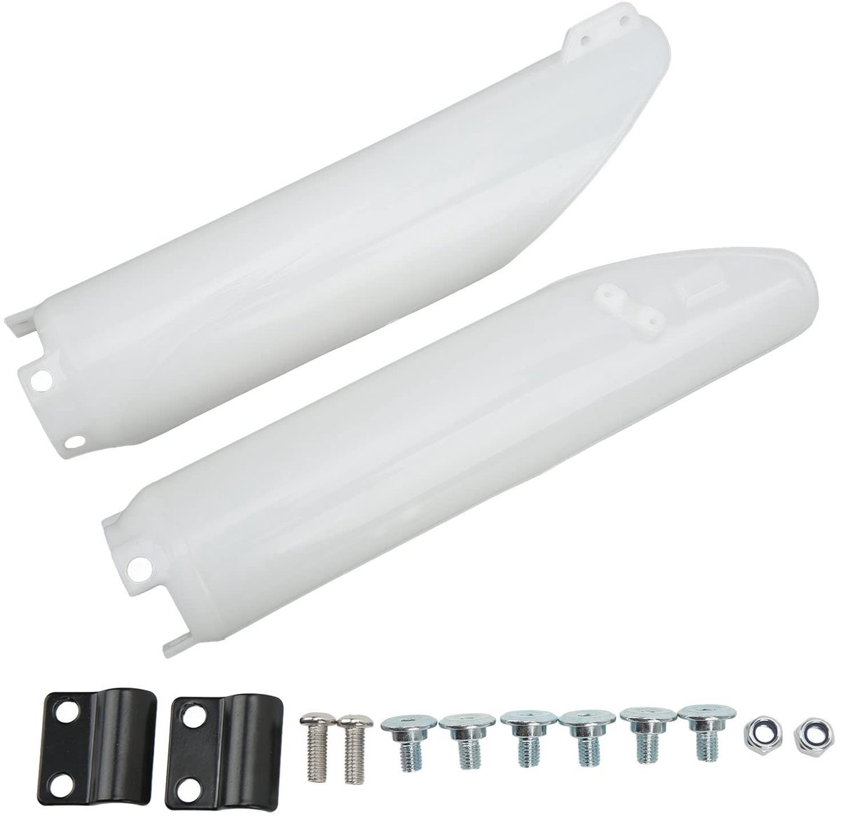 Dailygoods - Vorkbeschermer voor Motorfiets met Schroeven, 2 Stuks