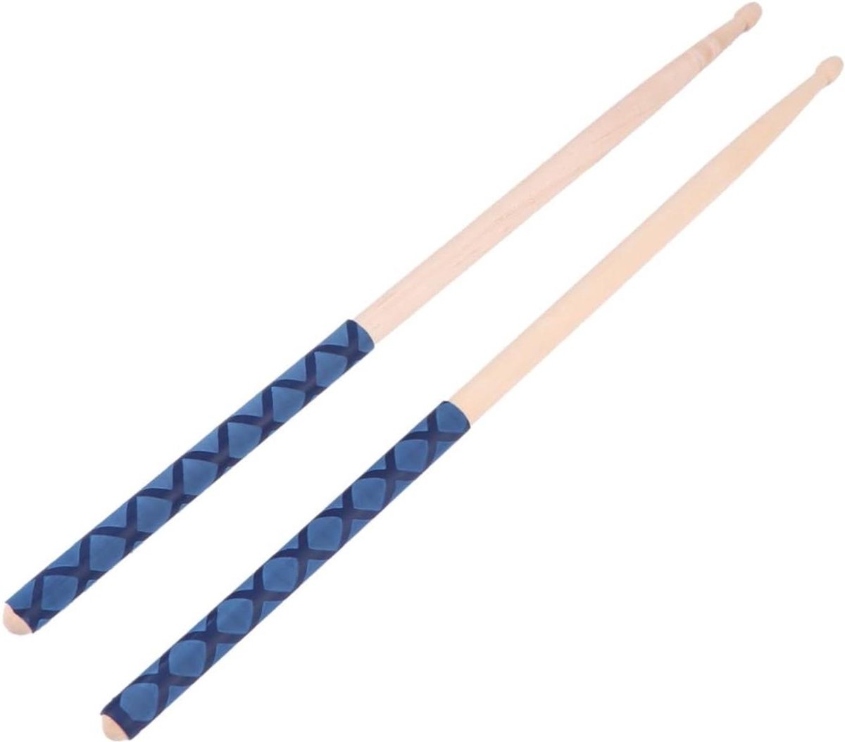 Drumstokken - Muziekstokken Percussie - Muziek Maken - Gepolijste Afwerking - 40 cm - Blauw