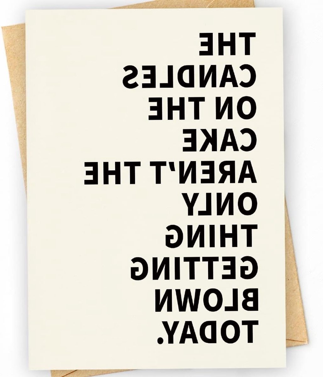 Verjaardagskaart Man - Kaart Echtgenoot Vriend - Verjaardag Vieren - Grappig Ontwerp - 5 x 7 inch - Stijl-10