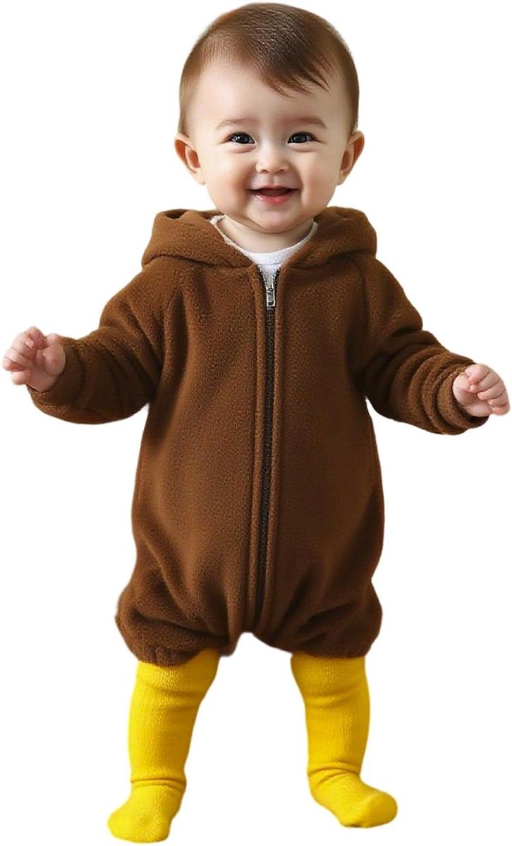 Baby Romper Outfit - Tweedeel Set - Dagelijks Gebruik - Met Sokken - 10x10x1 cm - Zoals Afgebeeld