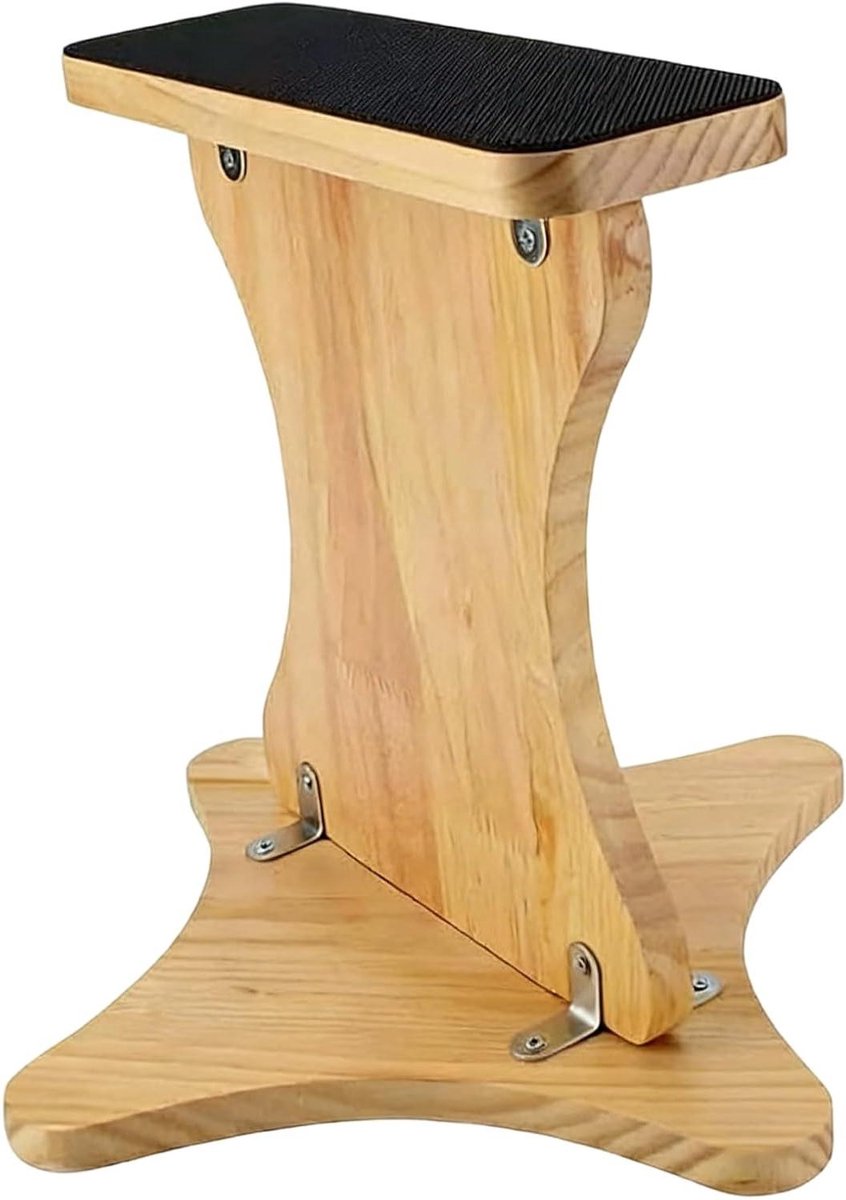 Stuntstandaard, antislip stabiliteit, 35,5 x 31,5 cm, cheerleading balanstrainer, houten flyer cheerstandaard, veelzijdig gebruik, voor sportschool, yoga, kamer, klaslokaal, meisjes, tieners