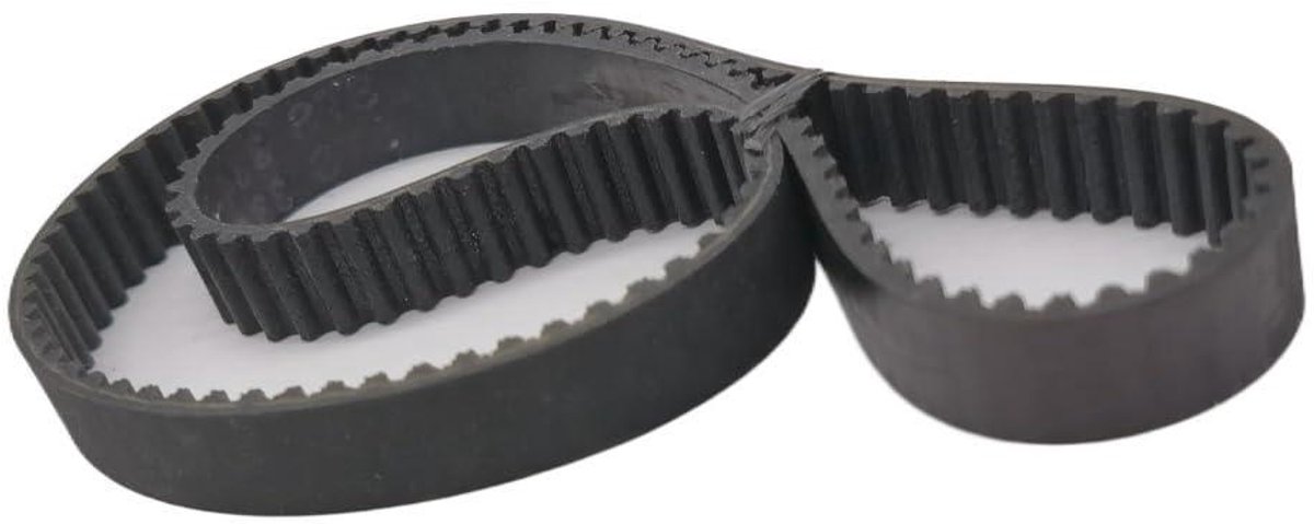 Synchroontandriem - Loopriem - Krachtoverbrenging - Glasvezelkern - 3 mm breed - Zwart