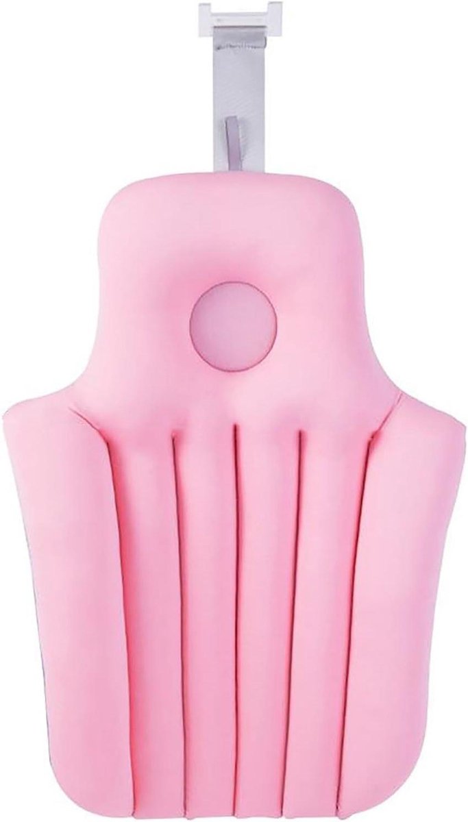 Badkussen Luxe - Badkussen Hoofdsteun - Ontspannen in Bad - Extra Dik - Voor Hele Lichaam - Roze