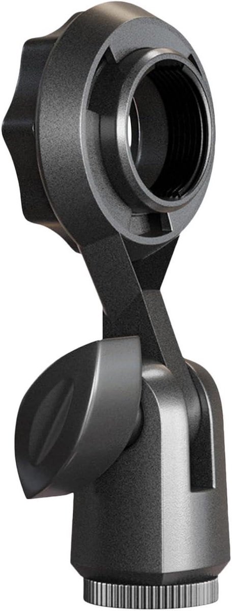 Microfoonstandaard - Microfoonhouder - Audio Opnemen - Schokbestendige Klem - 10 cm - Zwart