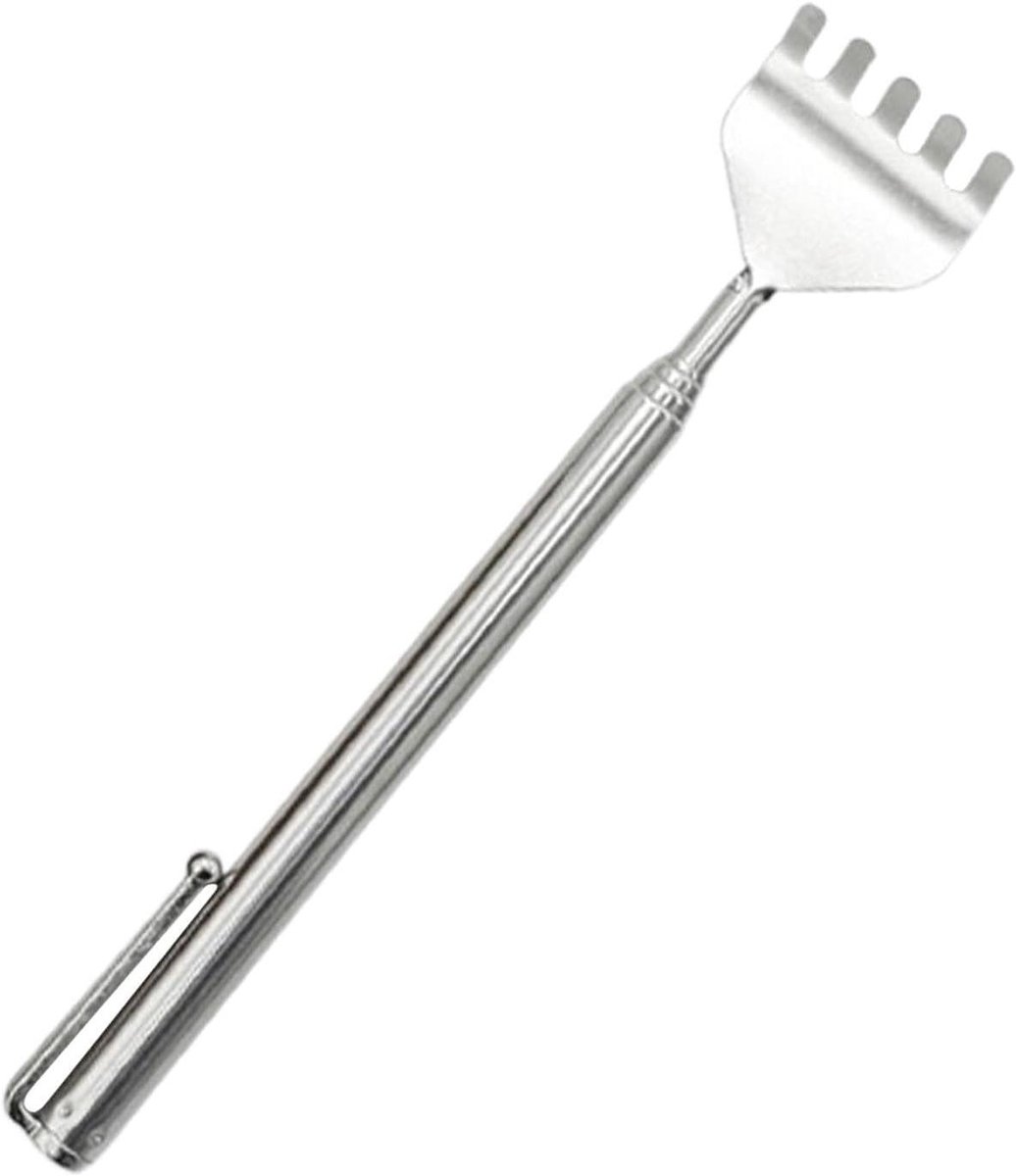 Rugkrabber Telescopisch - Massage Tool - Ontspanning Thuis - Verstelbaar Bereik - 18 cm - Metaal