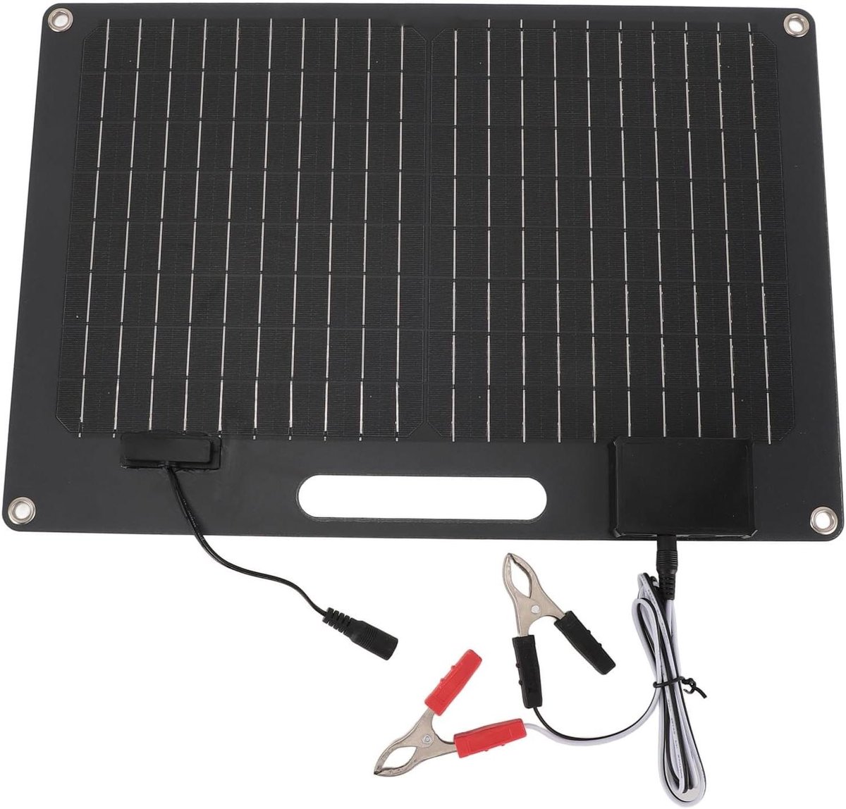 Draagbaar Zonnepaneel - Zonne-oplader - Energie Opladen - Hoge Efficiëntie Monokristallijn - 100W - Zwart