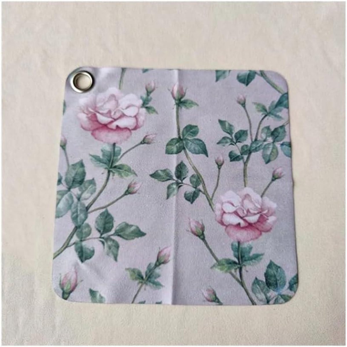 2 Stks/set Bloem Bril Doek Rose/Iris/Begonia/Daisy Suede Bril Doek 15 * 15 cm Voor Bril Lens Telefoon Screen Reinigingsdoekjes (Geel)