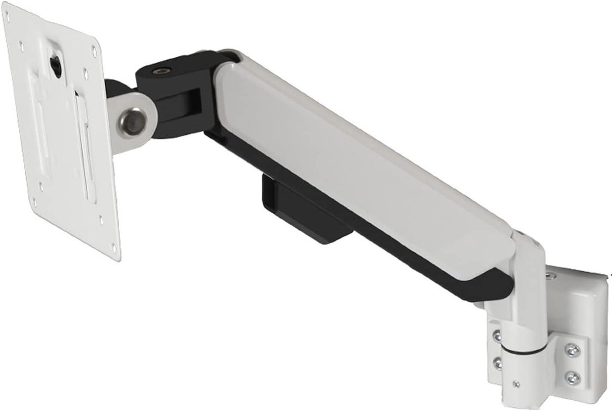 Monitor Arm - Bureauhouder - Ergonomisch Werken - Volledig Verstelbaar - 10-32 Inch - Wit