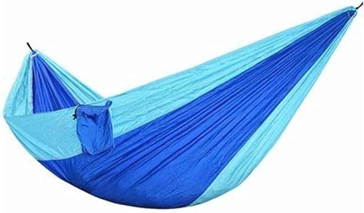 Hangmat 220x100cm - Persoons hangmat - Buiten ontspannen - Lichtgewicht en draagbaar - 220x100cm - Kleur 1