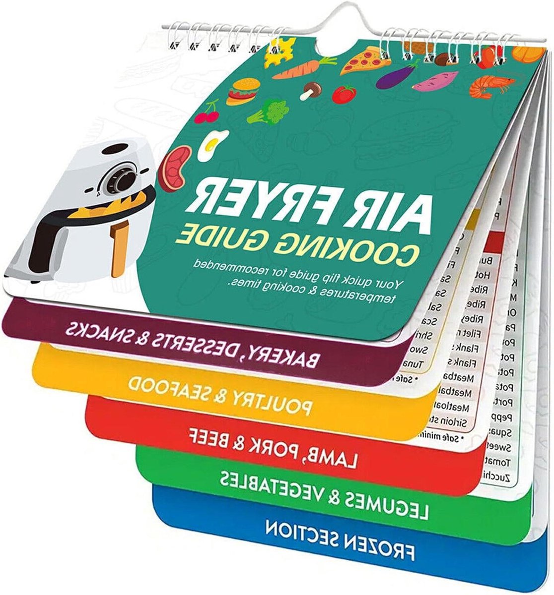 Airfryer Kookboek - Receptenboek - Lekker Koken - Meer dan 120 Recepten - 18 x 15.5 cm - Niet gespecificeerd