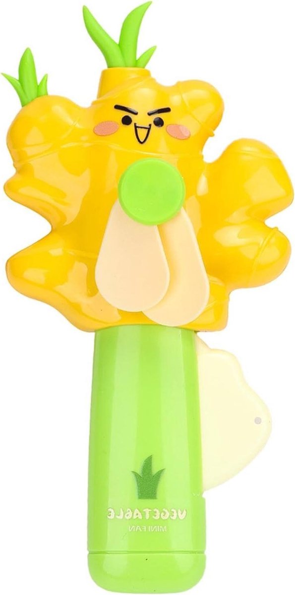 Draagbare Ventilator - Hand Ventilator - Reizen en Buiten - Schattig Cartoon Design - 7x4.5x17cm - Stijl B