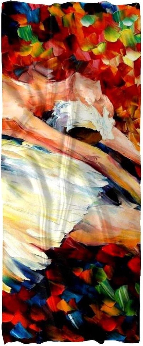 Dames Sjaal - Lichtgewicht Foulard - Stijlvol Accessoire - Ademend Chiffon Garen - 178 x 74 cm - Multicolor