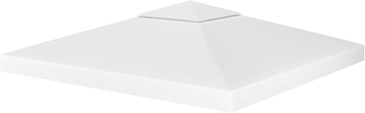 Paviljoen dakzeil - Reserve dakbedekking - Buiten genieten - Waterdicht pvc-coating - 3 x 3 meter - Wit