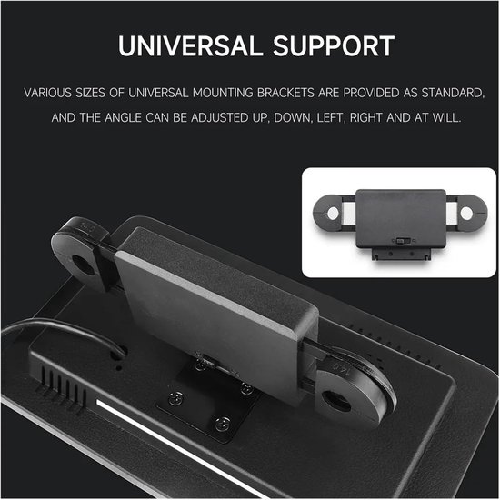 Auto Hoofdsteun Monitor - Achterbank Scherm - Reis Vermaak - Draadloos Connectie - 10.1 Inch - Zwart — afbeelding 3