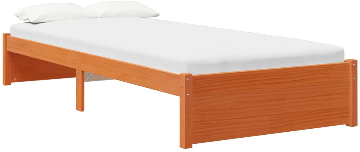 vidaXL - Bedframe - Massief - grenen