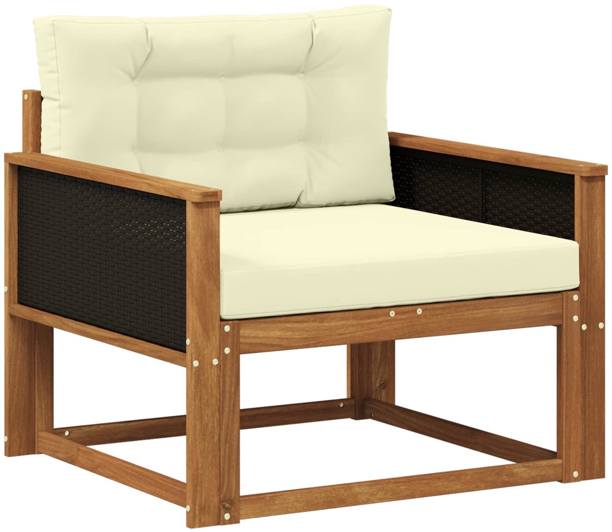 vidaXL - Buiten - Midden - Sofa - Naturel