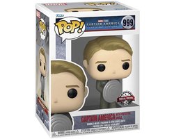 Funko Pop! Marvel Studios: Captain America - Captain America with prototype shield Exclusive #999