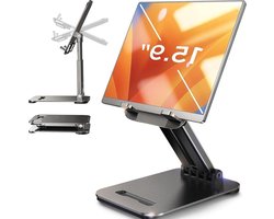 Vouwbare Tablet Stand voor iPad en Smartphones, Ideaal voor Thuis en Op Reis, Geschikt voor 4-16 inch Apparaten, Desk Accessories en College Essentials