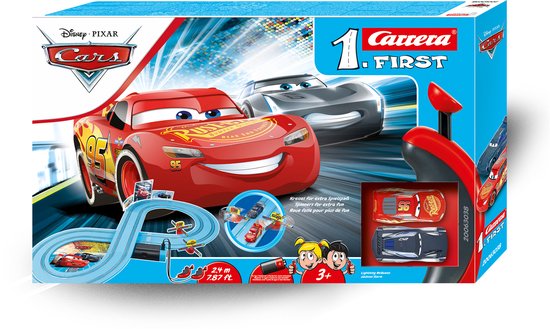 Carrera FIRST racebaan – Disney Pixar Cars Power Duel – 2,4 m