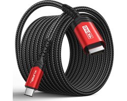 USB C naar HDMI Kabel 4m (4K@60Hz) voor MacBook Pro, iPad Pro en Samsung S20 - Geschikt voor Thunderbolt 3 en Huawei P20/Mate20