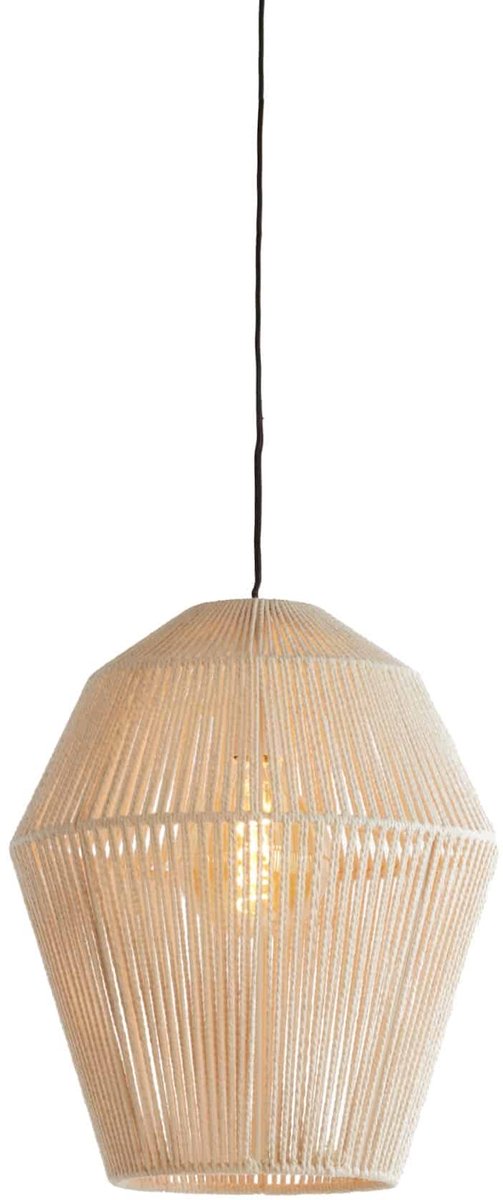 Light & Living Hanglamp Deya - Crème - Ø38cm - Modern - Hanglampen Eetkamer, Slaapkamer, Woonkamer