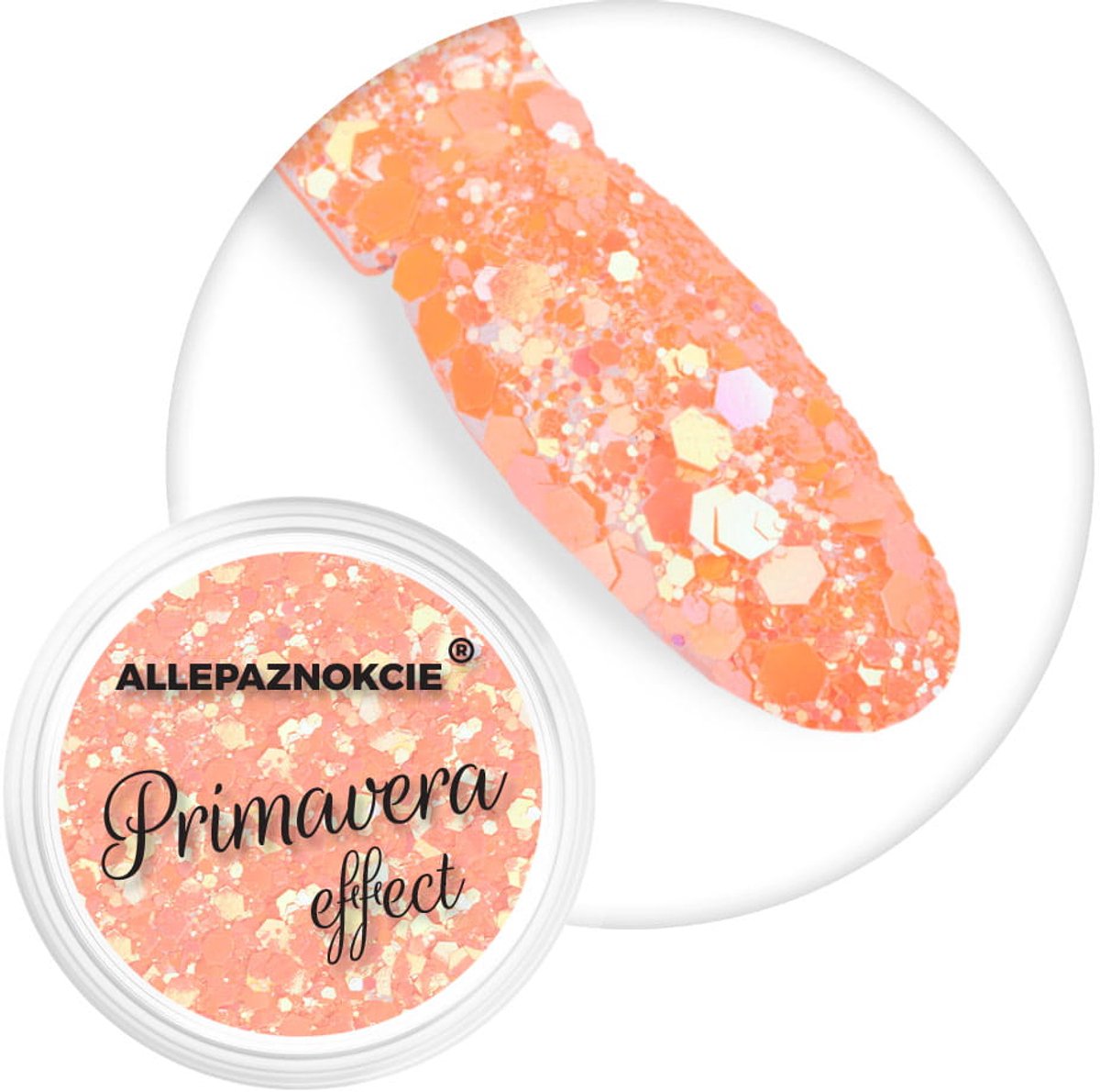 Allepaznokcie Primavera - Nagelpoeder - Pastel Neon - 1g