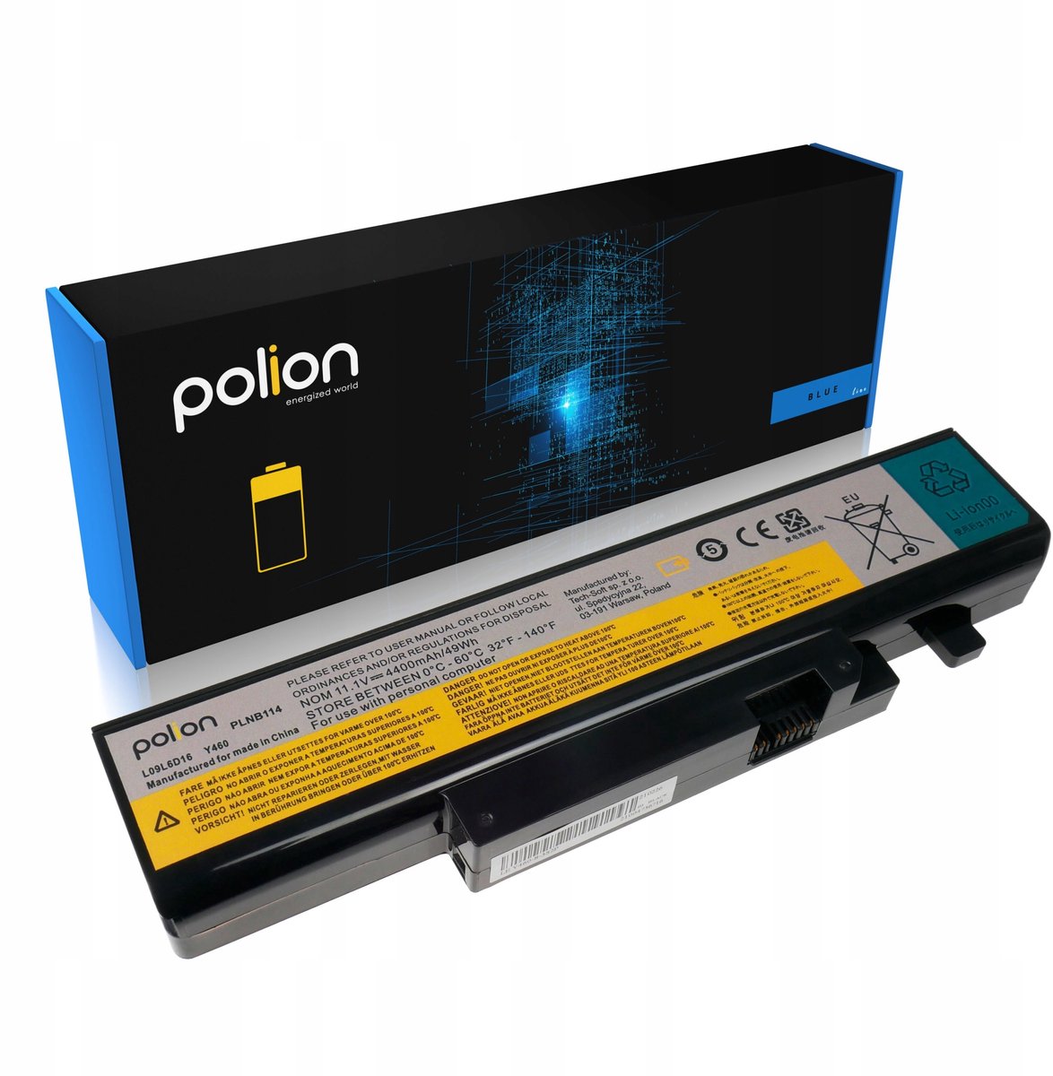 Polion - Baterij voor Lenovo IdeaPad - 4400mAh - Li-Ion - Compatibel en Betrouwbaar