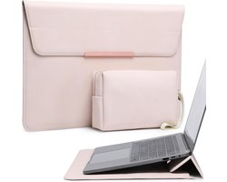 Laptop Sleeve Tas voor 13.3-14 Inch Laptops met Stand, Geschikt voor MacBook Pro, Air en Surface Laptop, Bescherming en Stijl voor HP Spectre en Envy