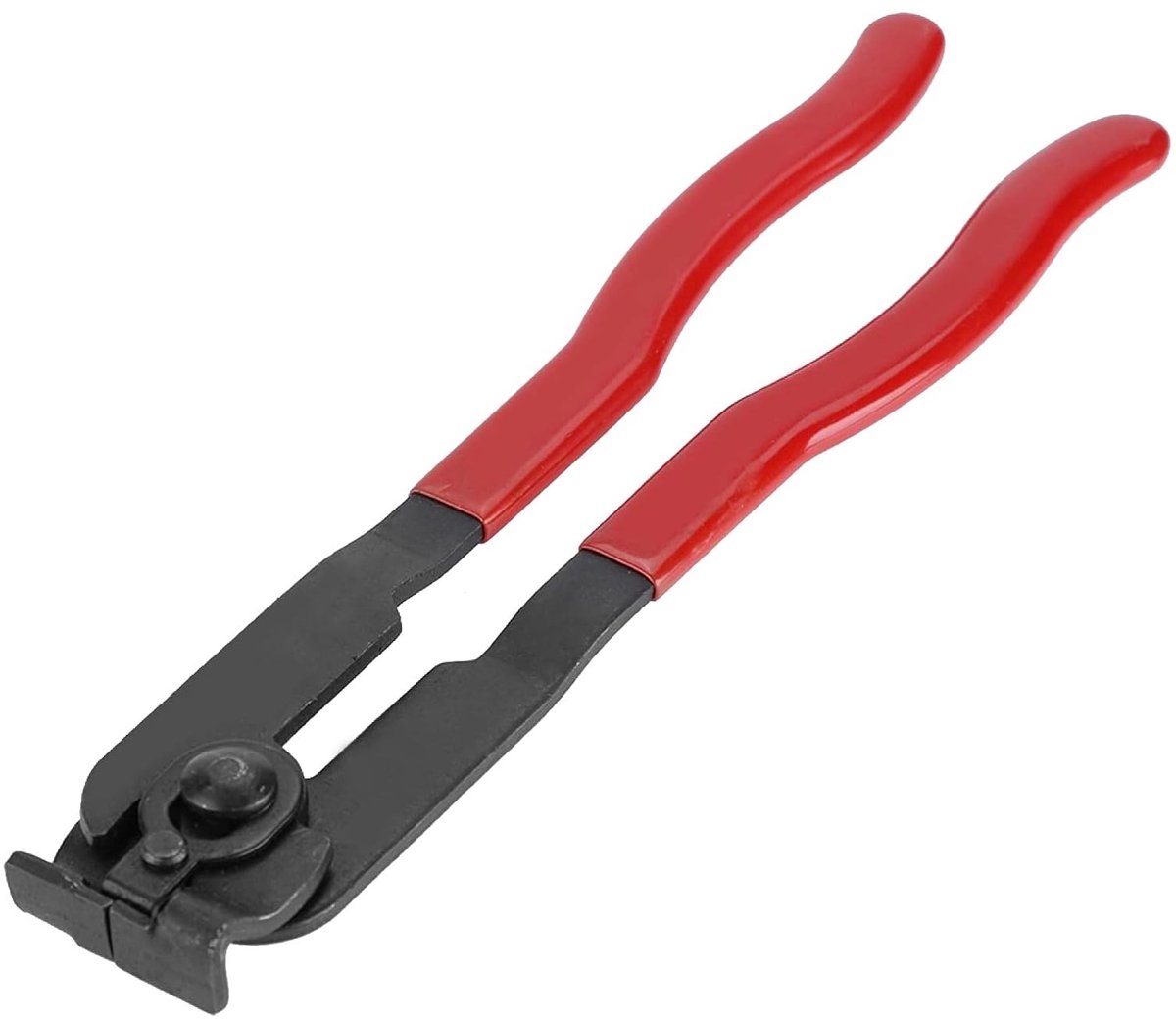 Seb1 - Ear Joint Clamp Pliers - Cuff Pliers - Sterke grip en comfort - Rood en zwart - Banding Crimper Tool - Voor het fixeren van assen - Gesch...