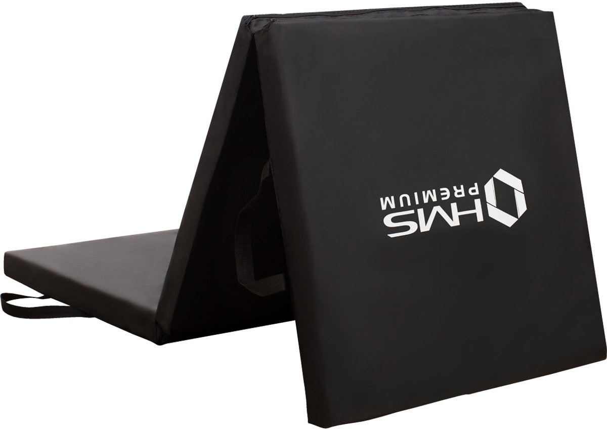 HMS Premium MGS02 - Opvouwbare Gymnastiekmat - 5cm - Transporthandvatten - 3 Segmenten