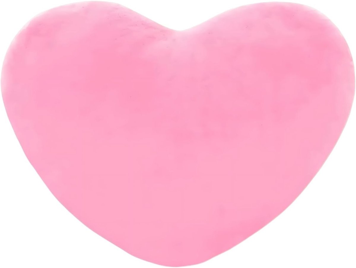 Decoratief Hartvormig Kussen in Roze, Schattig Kussen voor Bank en Bed, Perfect Valentijnsdag Cadeau voor Meisjes en Thuisdecoratie